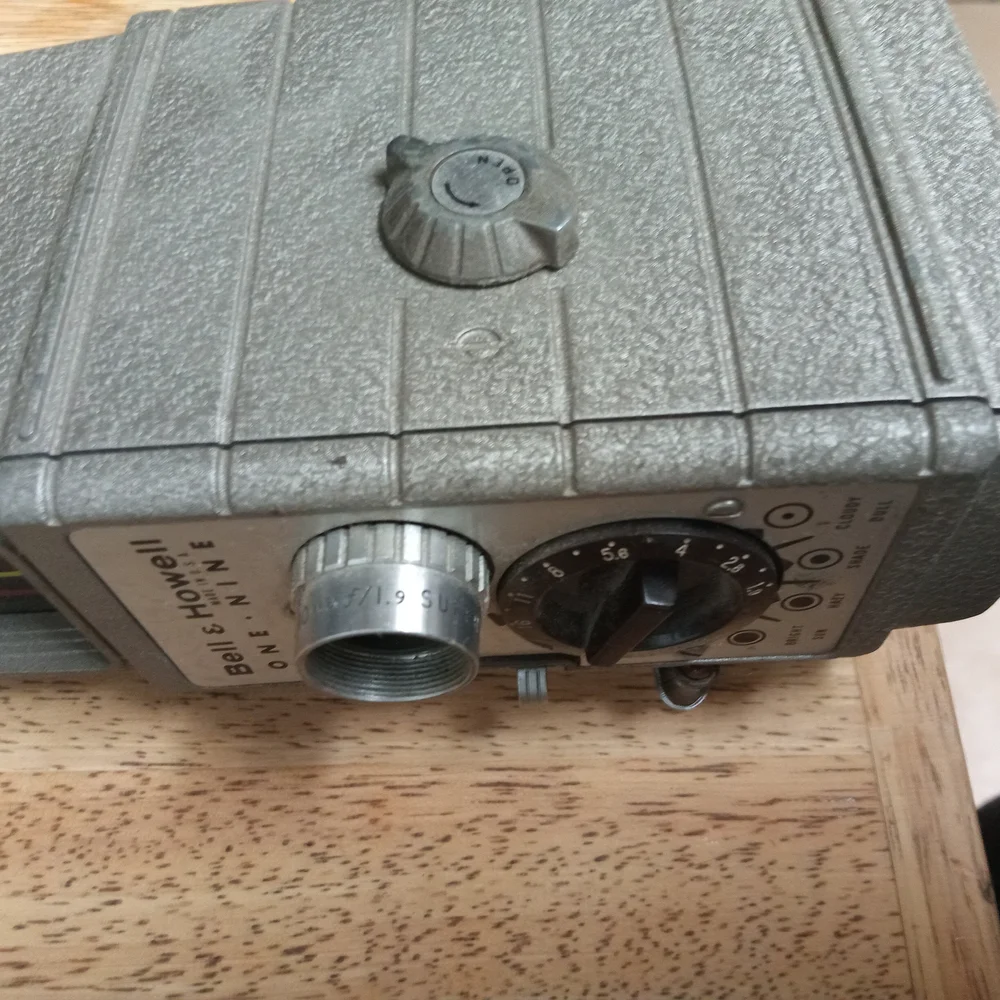 vintage Bell & Howell One-Nine 8mm Movie Camera